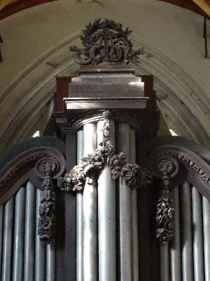 Partie instrumentale de l'orgue de tribune de l'église Notre-Dame de Louviers