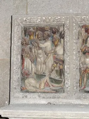 5 hauts-reliefs : Scènes de la vie du Christ dans l'église Notre-Dame de Louviers