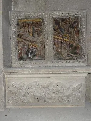 5 hauts-reliefs : Scènes de la vie du Christ dans l'église Notre-Dame de Louviers