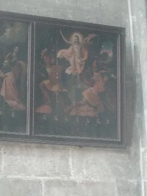 Panneau peint : la Résurrection du Christ dans l'église Notre-Dame de Louviers