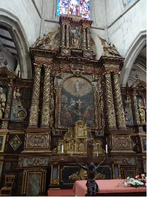 Retable du maître-autel de l'église Notre-Dame-des-Arts de Pont-de-l'Arche