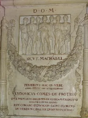 Cénotaphe du comte de Frotté dans l'église de la Madeleine de Verneuil-sur-Avre