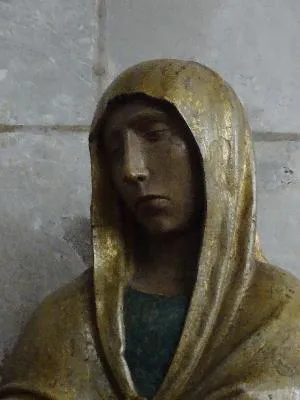 Groupe sculpté Déposition de Croix dans la Cathédrale Notre-Dame d'Évreux