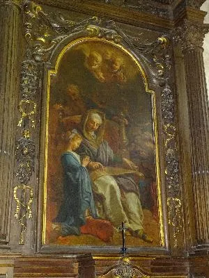 retable, tableau : Sainte Anne et la Vierge enfant