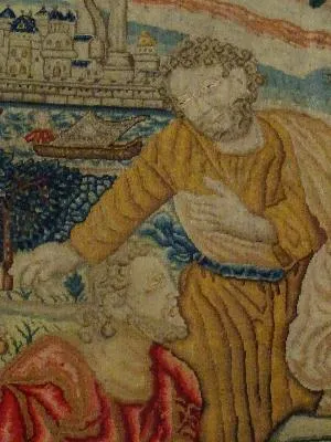 Tapisserie : la Multiplication des Pains dans le Musée de l'Ancien Evêché d'Évreux