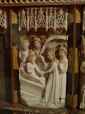 Retable du maître-autel de l'Église Saint-Pierre de la Selle à Juignettes