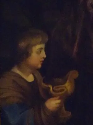 Tableau : Adoration des Mages dans l'église Sainte-Croix de Bernay
