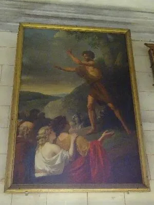 3 tableaux : Saint François d'Assise, la Prédication de saint Jean-Baptiste, Sainte Elisabeth de Hongrie
