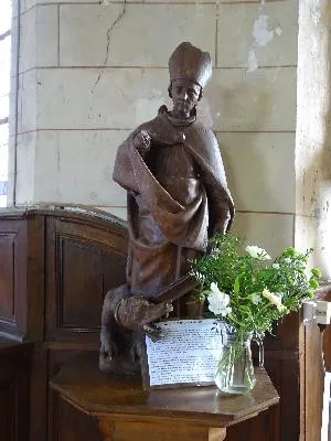 statue d'applique : Saint Romain