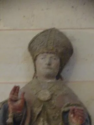 Statue : Saint-Saturnin dans l'Église Saint-Quentin de Poses