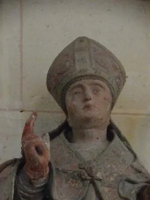 Statue : Saint-Eloi dans l'Église Saint-Quentin de Poses