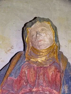 Statue : Vierge dans l'Église Saint-André du Bec-Hellouin