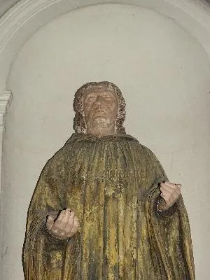Statue dite de Saint-Paty dans l'Église Saint-André du Bec-Hellouin
