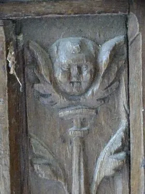Vantaux de la porte occidentale de l'Église Saint-Georges d'Aubevoye