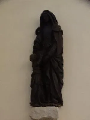 groupe sculpté : Education de la Vierge