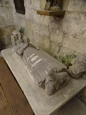 statue funéraire (gisant) : Madeleine Le Roy de Chavigny