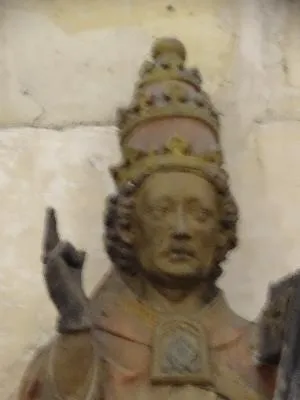 Statue de Saint-Mammès dans l'Église d'Alizay