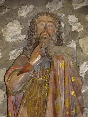 Statue de Saint Jean-Baptiste dans l'Église de Pont-Saint-Pierre