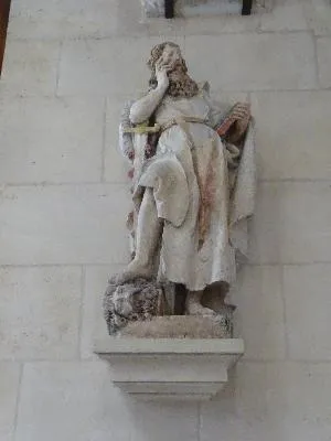 statue : le prophète Elie, dit saint Paul