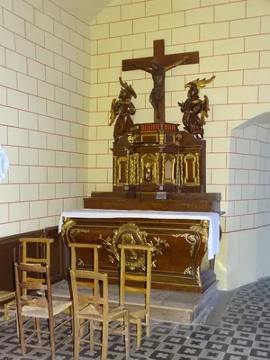 2 statues : Anges adorateurs dans l'Église de Saint-André-de-l'Eure