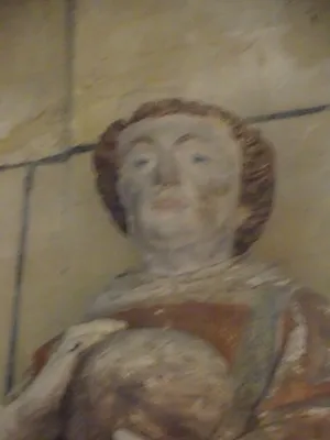 Statue de Saint-Quirin dans l'église de Gasny