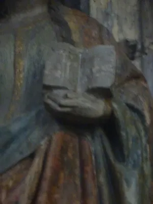 Statue de Sainte-Barbe dans l'Église Notre-Dame-des-Arts de Pont-de-l'Arche