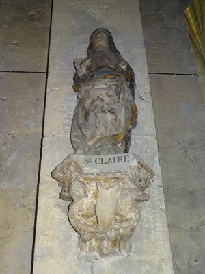 statue : Saint Clair dit Sainte Claire