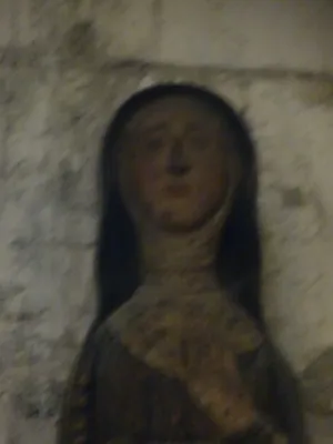 Statue de Sainte-Colette dans l'église Notre-Dame de Louviers