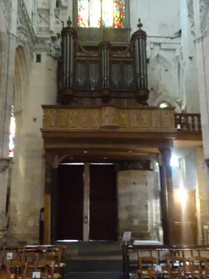 Orgue de tribune et buffet d'orgue de l'Église Saint-Ouen de Pont-Audemer