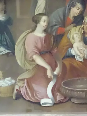 Tableau : Nativité de la Vierge dans l'Église Notre-Dame-des-Arts à Pont-de-l'Arche