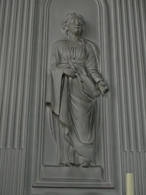 Retable de la chapelle Sainte-Anne dans l'Église Notre-Dame à Serquigny