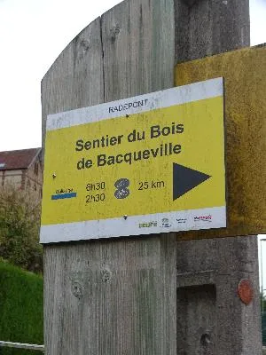 Sentier du Bois de Bacqueville à Radepont