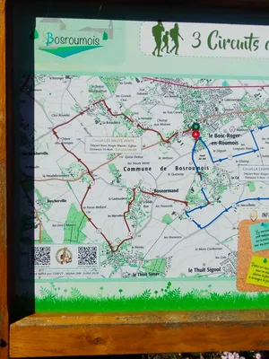 Circuits de randonnée : Départ Église à Bosc-Roger-en-Roumois