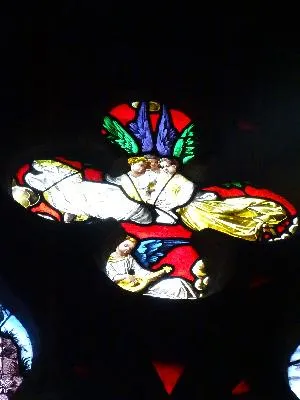 Vitrail Baie I dans l'église Sainte-Croix de Bernay