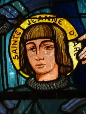 Vitrail Baie 08 : Sainte-Jeanne d'Arc Sainte-Catherine