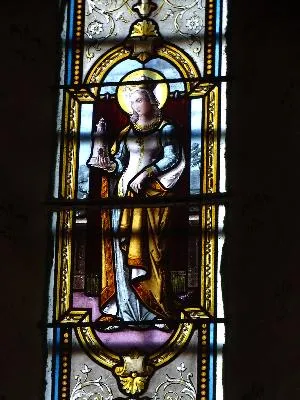Vitrail Baie 3 dans l'Église Saint-Nicolas de Saint-Nicolas-du-Bosc