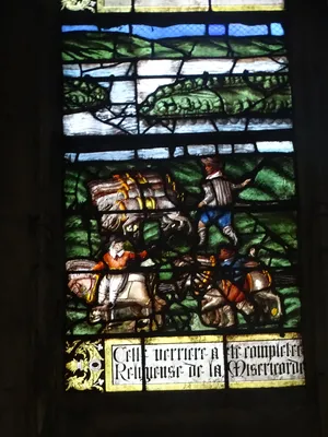 Vitrail Baie 12 - Vitre des bateaux dans l'Église Notre-Dame-des-Arts de Pont-de-l'Arche