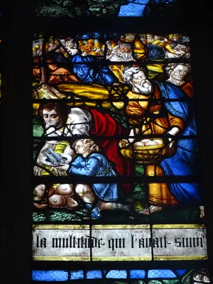 Vitrail Baie 12 - Vitre des bateaux dans l'Église Notre-Dame-des-Arts de Pont-de-l'Arche