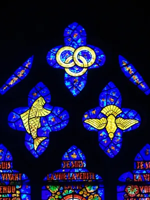 Vitrail Baie 0 dans l'Église d'Étrépagny