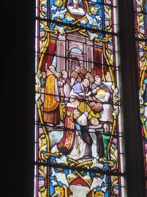 Vitrail Baie 0 dans l'Église Saint-Evroult de Damville