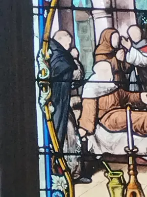 Vitrail Baie 1 dans l'Église Saint-Evroult de Damville
