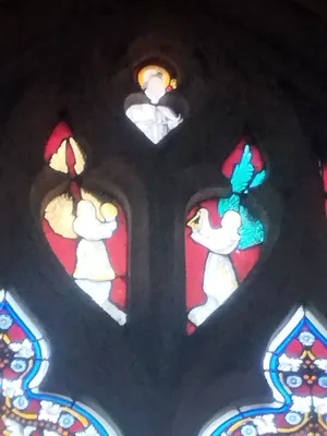 Vitrail Baie 1 dans l'Église Saint-Evroult de Damville