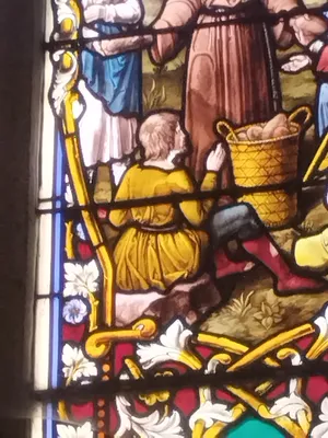 Vitrail Baie 2 dans l'Église Saint-Evroult de Damville