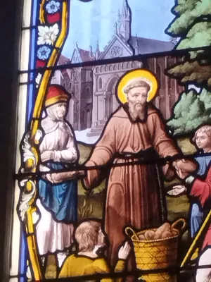 Vitrail Baie 2 dans l'Église Saint-Evroult de Damville