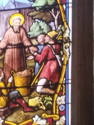 Vitrail Baie 2 dans l'Église Saint-Evroult de Damville