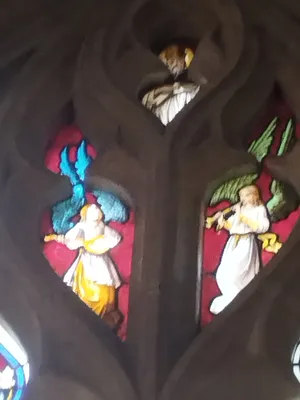 Vitrail Baie 2 dans l'Église Saint-Evroult de Damville