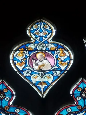 Vitrail Baie 3 dans l'Église Saint-Evroult de Damville