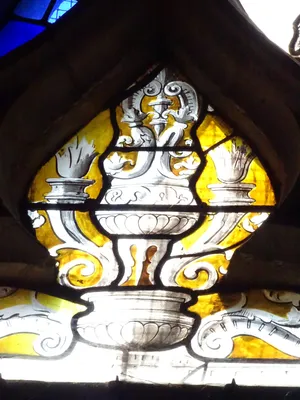 Vitrail Baie 4 : Arrestation de Saint-Portien dans l'Église Saint-Martin à Nonancourt