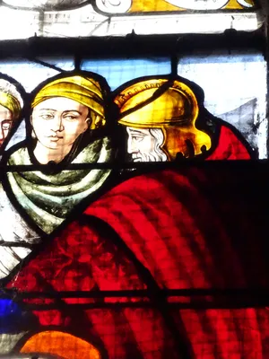 Vitrail Baie 4 : Arrestation de Saint-Portien dans l'Église Saint-Martin à Nonancourt