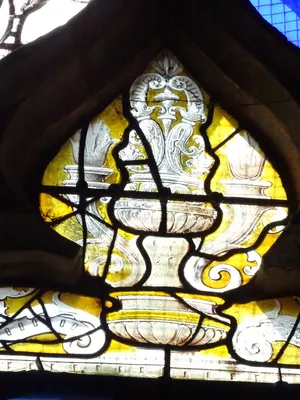 Vitrail Baie 4 : Arrestation de Saint-Portien dans l'Église Saint-Martin à Nonancourt